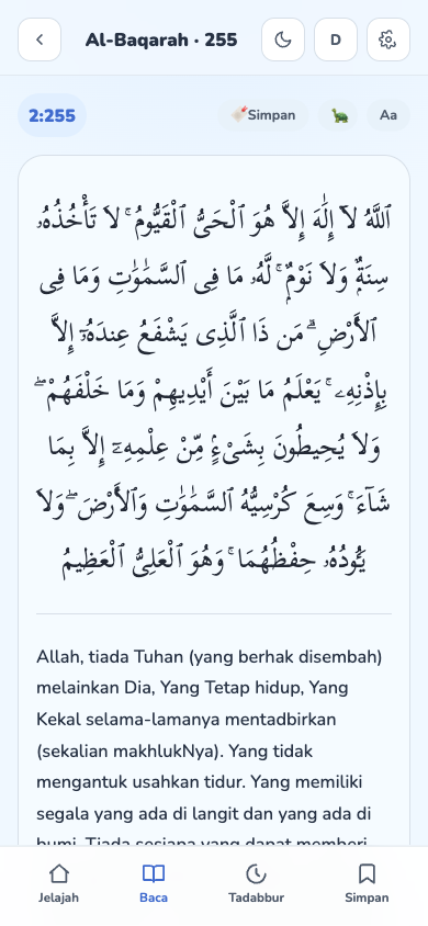 Baca 114 surah + terjemahan